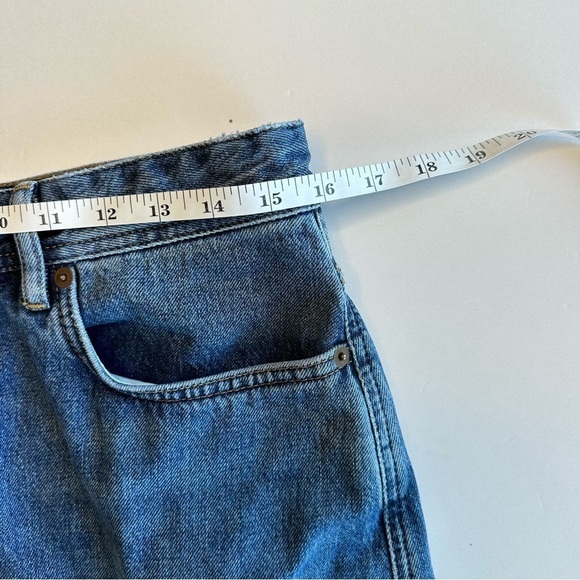 Acne Studios Blå Konst Mid Length Denim Jean Skirt Shadow Mid Blu Size 29 - Picture 5 of 14